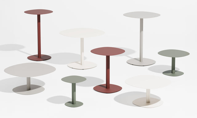 New Twill Pedestal Tables