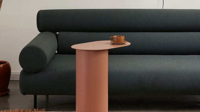 Pillar Side Table | Textured Nutmeg | Side Tables | Gibson Karlo | Design By Them