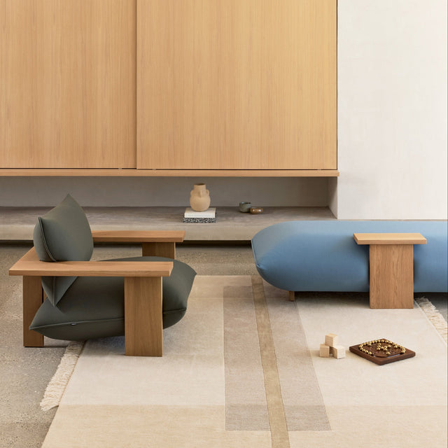 Press Armchair and Press Bench | Timber and Upholstery | Modern Designer Lounge Furniture | Studio Truly Truly | Design By Them