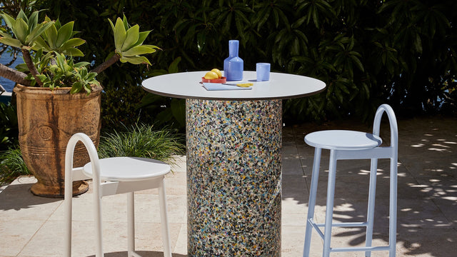 Confetti Collection | 100% Recycled Plastic | Tables, Lounges, Armchairs, Modular Sofas, Homewares | Sustainable Furniture and Accessories | Indoor and Outdoor Options | Gibson Karlo | Design By Them