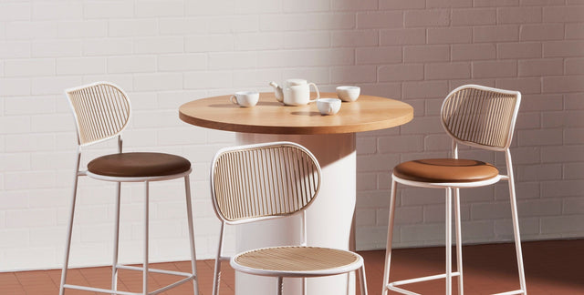 Piper Bar Chair | Indoor Outdoor | Dial Bar Table | Short Lead Time | Gibson Karlo | Design By Them