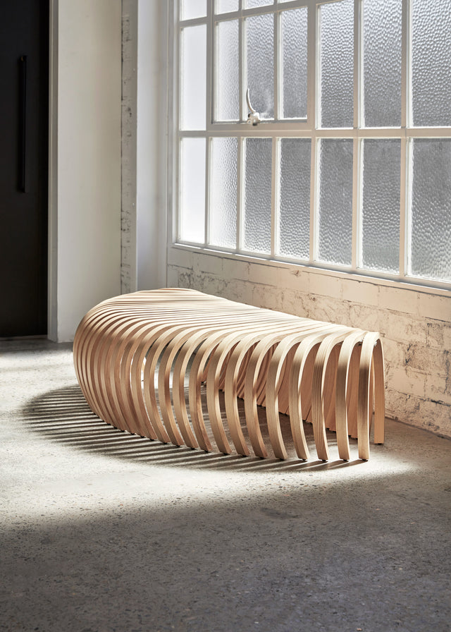 Ribs Bench | Timber Indoor | Metal Outdoor | Flexible, Adaptable Design | Stephen Lie | Design By Them