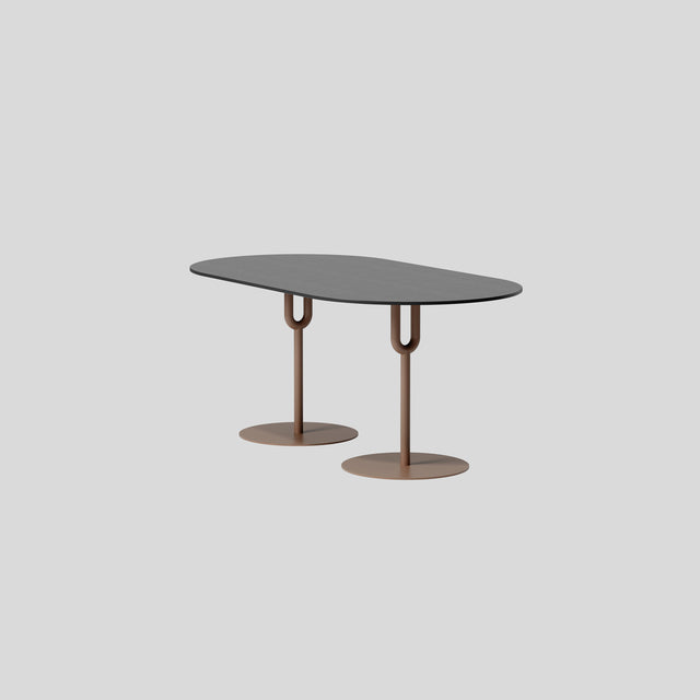 Piper Pedestal Table - Pill Small