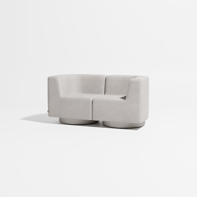 Confetti Modular Lounge - 2 Seater | Upholstered Base | Gibson Karlo | Design By Them ** Kvadrat Elle 0230