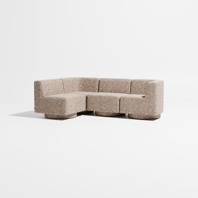 Confetti Modular Lounge - Configuration 5 | Upholstered Base | Gibson Karlo | Design By Them ** Kvadrat Zero 0009