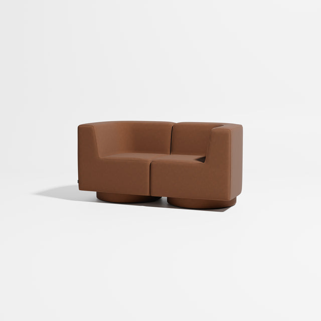 Confetti Modular Lounge - 2 Seater | Upholstered Base | Gibson Karlo | Design By Them ** Maharam Merit 0033