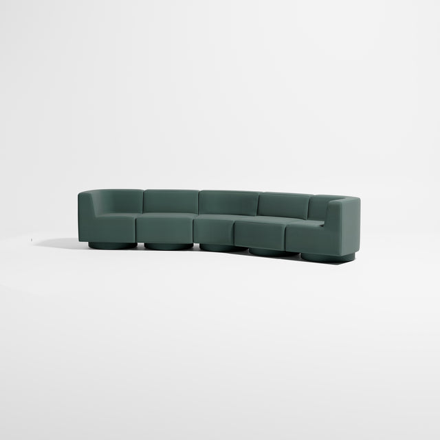 Confetti Modular Lounge - 5 Seater Angle | Upholstered Base | Gibson Karlo | Design By Them ** Kvadrat Autumn 0971