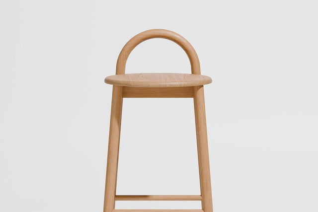 Bobby Bar Stool - Timber | Solid Oak Timber | Bar and Counter Stools | Designed by Daniel Tucker | Design By Them