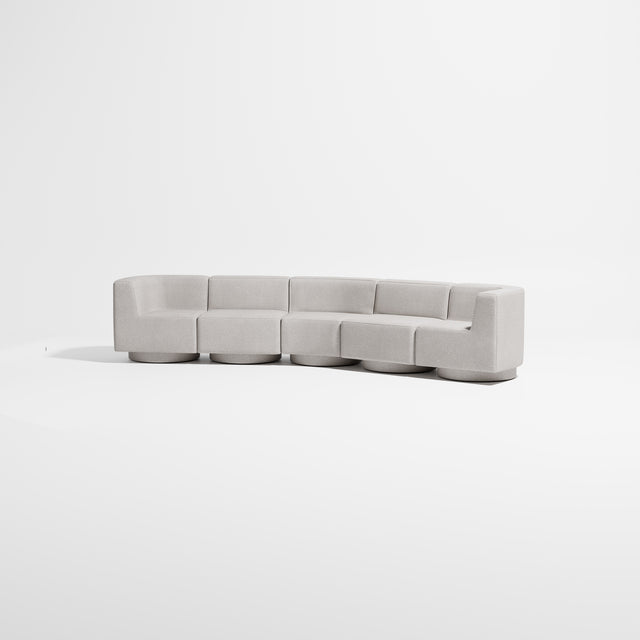 Confetti Modular Lounge - 5 Seater Angle | Upholstered Base | Gibson Karlo | Design By Them ** Kvadrat Elle 0230