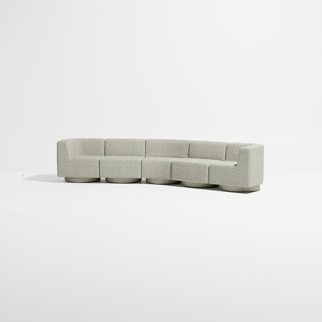 Confetti Modular Lounge - 5 Seater Angle | Upholstered Base | Gibson Karlo | Design By Them ** Kvadrat Zero 0002