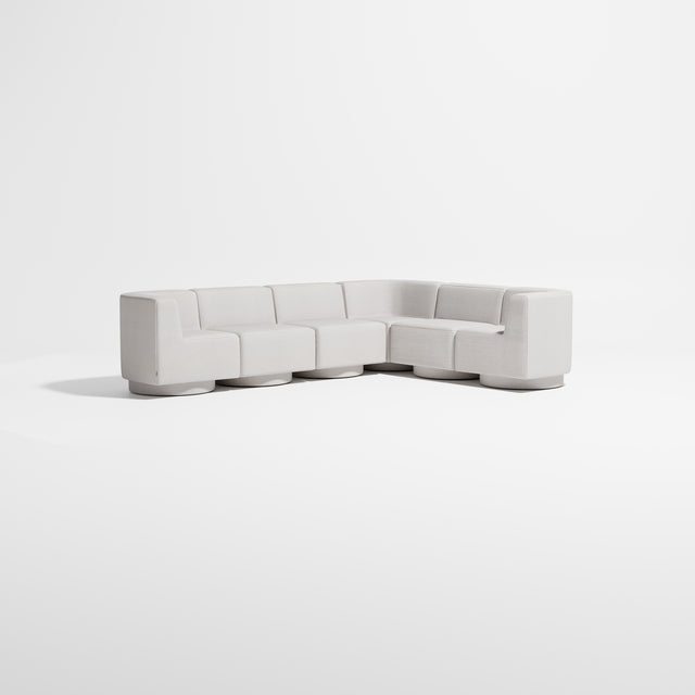 Confetti Modular Lounge - 6 Seater Corner Left | Upholstered Base | Gibson Karlo | Design By Them ** Kvadrat Autumn 0101