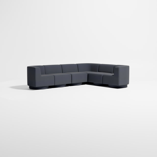 Confetti Modular Lounge - 6 Seater Corner Left | Upholstered Base | Gibson Karlo | Design By Them ** Kvadrat Autumn 0791