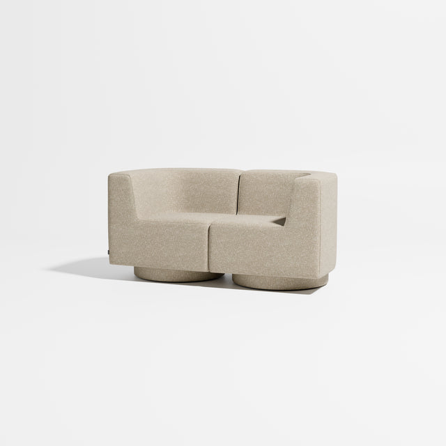 Confetti Modular Lounge - 2 Seater | Upholstered Base | Gibson Karlo | Design By Them ** Kvadrat Zero 0001