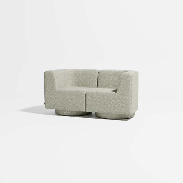 Confetti Modular Lounge - 2 Seater | Upholstered Base | Gibson Karlo | Design By Them ** Kvadrat Zero 0002