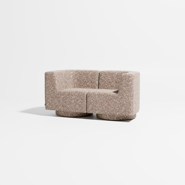 Confetti Modular Lounge - 2 Seater | Upholstered Base | Gibson Karlo | Design By Them ** Kvadrat Zero 0009