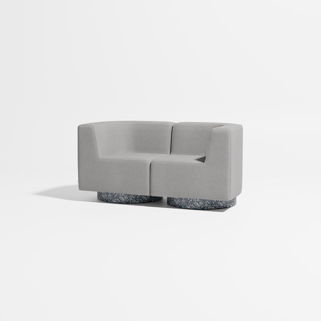 Confetti Modular Lounge - 2 Seater | Recycled Plastic Base | Gibson Karlo | Design By Them ** Kvadrat Autumn 0131