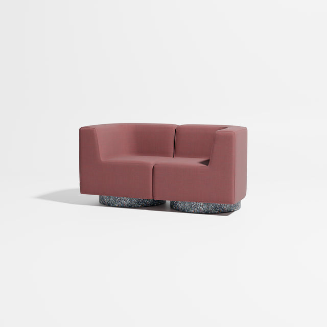Confetti Modular Lounge - 2 Seater | Recycled Plastic Base | Gibson Karlo | Design By Them ** Kvadrat Canvas 2 0654