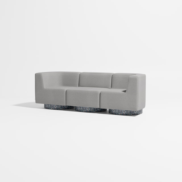 Confetti Modular Lounge - 3 Seater | Recycled Plastic Base | Gibson Karlo | Design By Them ** Kvadrat Autumn 0131