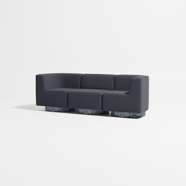Confetti Modular Lounge - 3 Seater | Recycled Plastic Base | Gibson Karlo | Design By Them ** Kvadrat Autumn 0791