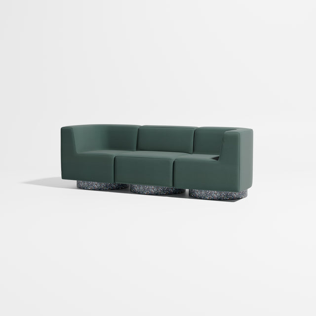 Confetti Modular Lounge - 3 Seater | Recycled Plastic Base | Gibson Karlo | Design By Them ** Kvadrat Autumn 0971