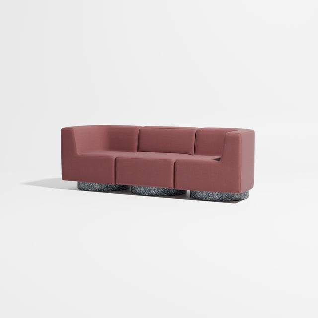 Confetti Modular Lounge - 3 Seater | Recycled Plastic Base | Gibson Karlo | Design By Them ** Kvadrat Canvas 2 0654