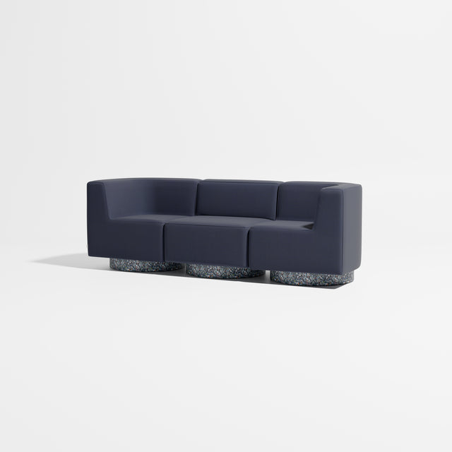Confetti Modular Lounge - 3 Seater | Recycled Plastic Base | Gibson Karlo | Design By Them ** Kvadrat Canvas 2 0794