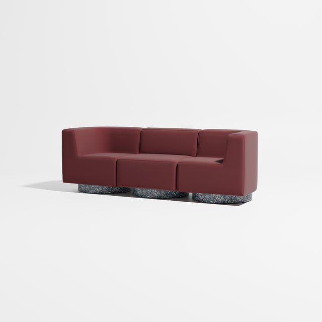 Confetti Modular Lounge - 3 Seater | Recycled Plastic Base | Gibson Karlo | Design By Them ** Maharam Merit 0039