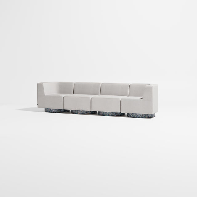 Confetti Modular Lounge - 4 Seater | Recycled Plastic Base | Gibson Karlo | Design By Them ** Kvadrat Autumn 0101