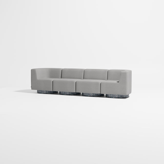 Confetti Modular Lounge - 4 Seater | Recycled Plastic Base | Gibson Karlo | Design By Them ** Kvadrat Autumn 0131