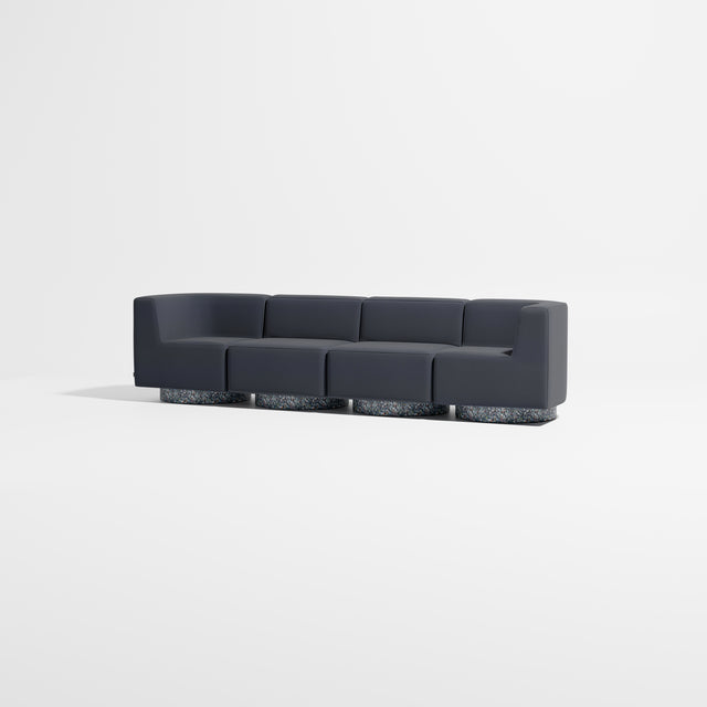 Confetti Modular Lounge - 4 Seater | Recycled Plastic Base | Gibson Karlo | Design By Them ** Kvadrat Autumn 0791