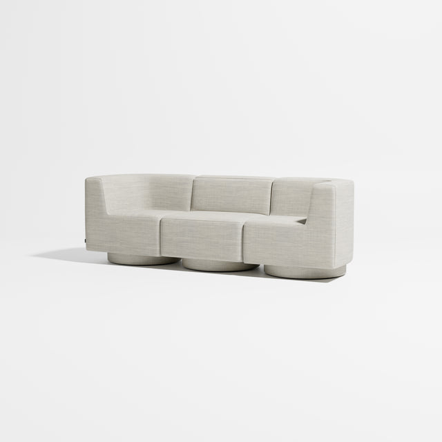 Confetti Modular Lounge - 3 Seater | Upholstered Base | Gibson Karlo | Design By Them ** Kvadrat Canvas 2 0114