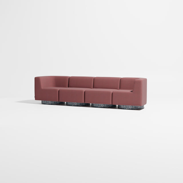 Confetti Modular Lounge - 4 Seater | Recycled Plastic Base | Gibson Karlo | Design By Them ** Kvadrat Canvas 2 0654