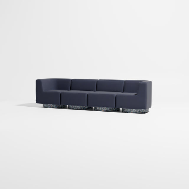 Confetti Modular Lounge - 4 Seater | Recycled Plastic Base | Gibson Karlo | Design By Them ** Kvadrat Canvas 2 0794
