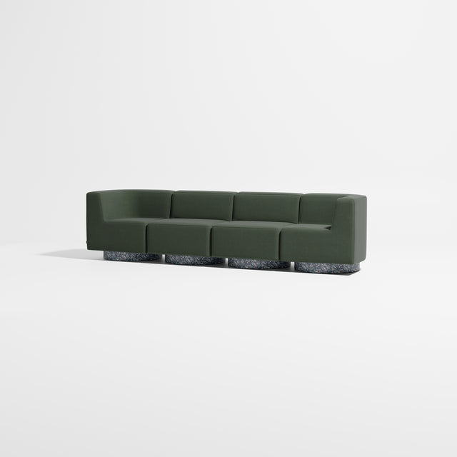 Confetti Modular Lounge - 4 Seater | Recycled Plastic Base | Gibson Karlo | Design By Them ** Kvadrat Canvas 2 0996