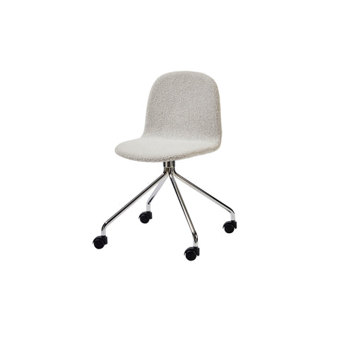 Potato Chair | Swivel Castor Upholstered Dining Office Chair | GibsonKarlo | DesignByThem