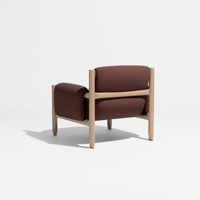 Cattle Armchair | Upholstered Armchair | Lounge Chair | Gibson Karlo | Design By Them | Camel Frame | Kvadrat Regos 0681