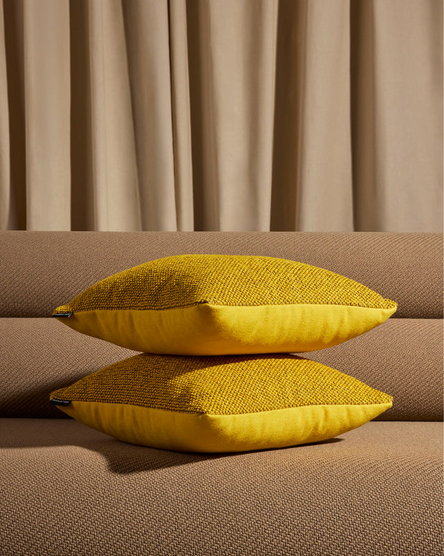 Flip Cushion | Accessories | Double-Sided Upholstery | Yellow | Gibson Karlo | Design By Them