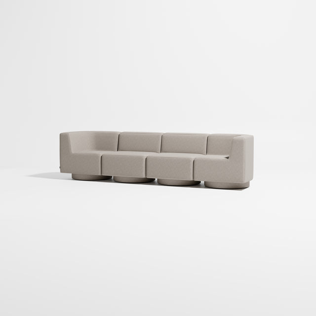 Confetti Modular Lounge - 4 Seater | Upholstered Base | Gibson Karlo | Design By Them ** Maharam Merit 0028