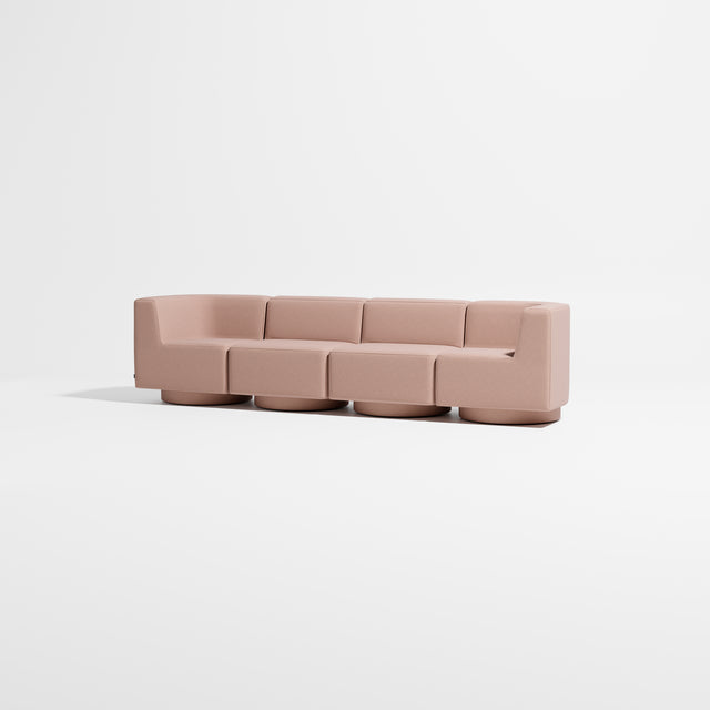 Confetti Modular Lounge - 4 Seater | Upholstered Base | Gibson Karlo | Design By Them ** Maharam Merit 0036
