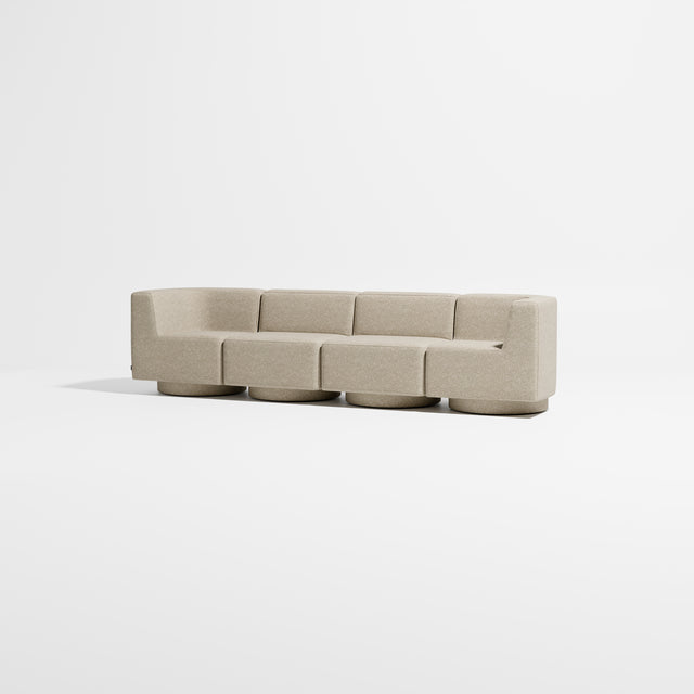 Confetti Modular Lounge - 4 Seater | Upholstered Base | Gibson Karlo | Design By Them ** Kvadrat Zero 0001