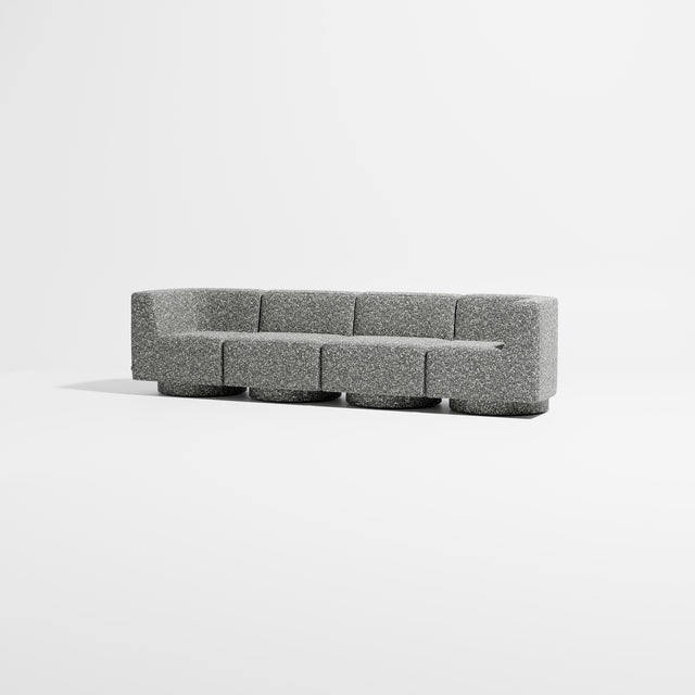 Confetti Modular Lounge - 4 Seater | Upholstered Base | Gibson Karlo | Design By Them ** Kvadrat Zero 0004