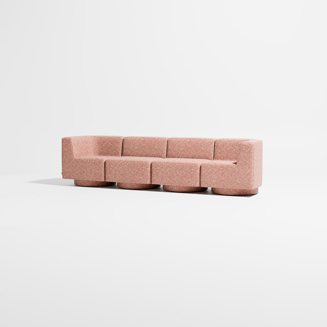 Confetti Modular Lounge - 4 Seater | Upholstered Base | Gibson Karlo | Design By Them ** Kvadrat Zero 0008