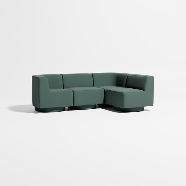 Confetti Modular Lounge - 4 Seater Corner Right | Upholstered Base | Gibson Karlo | Design By Them ** Kvadrat Autumn 0971