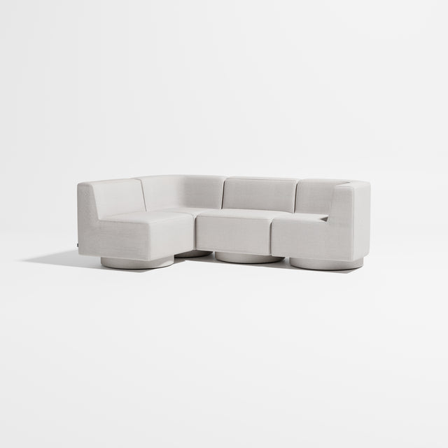 Confetti Modular Lounge - 4 Seater Corner Left | Upholstered Base | Gibson Karlo | Design By Them ** Kvadrat Autumn 0101