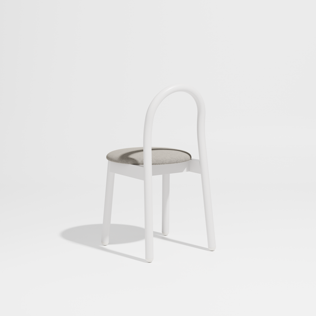 Bobby Chair Metal Upholstered | Daniel Tucker | DesignByThem ** Maharam Merit 023 (Indoor Use Only)