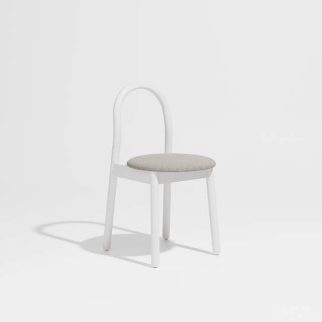 Bobby Chair Metal Upholstered | Daniel Tucker | DesignByThem ** Maharam Merit 023 (Indoor Use Only)