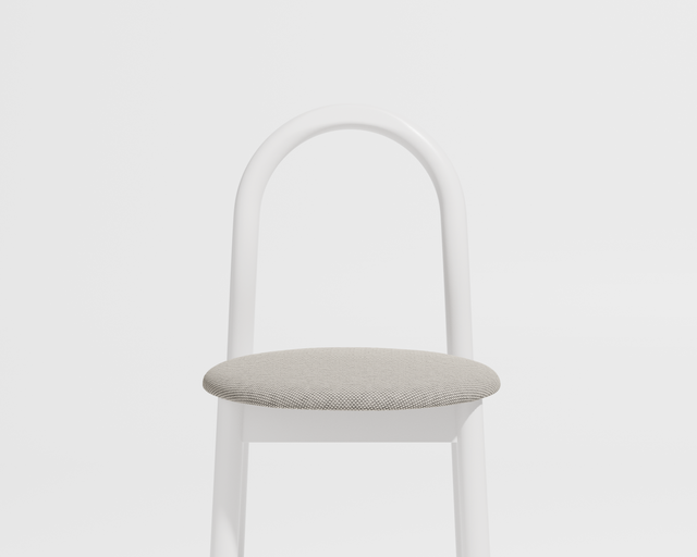 Bobby Chair Metal Upholstered | Daniel Tucker | DesignByThem ** Maharam Merit 023 (Indoor Use Only)