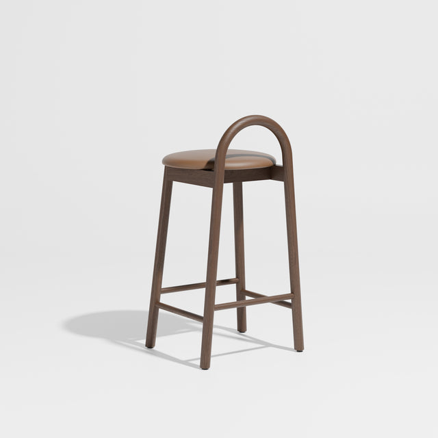 Bobby Timber Bar Counter Stool with Seat Pad | DesignByThem ** Knoll Prairie 027 / Smoked Oak