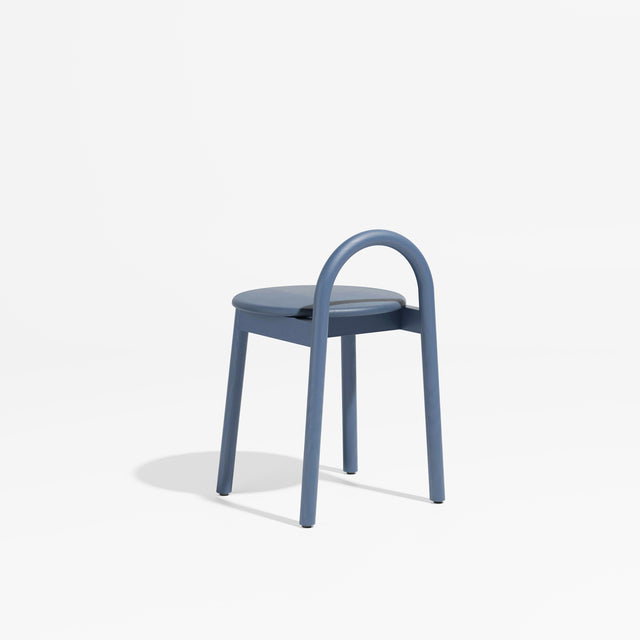 Bobby Stool | Low Stools & Benches | Daniel Tucker | Design By Them ** Steel Blue Ash Solid
