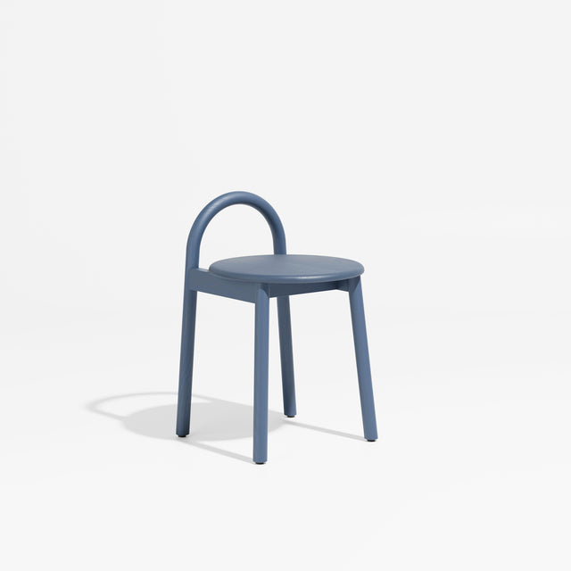 Bobby Stool | Low Stools & Benches | Daniel Tucker | Design By Them ** Steel Blue Ash Solid